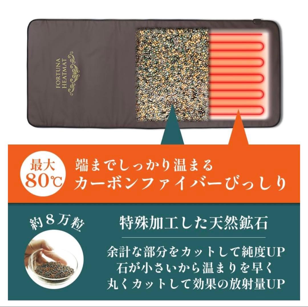 岩盤浴ヒートマット FORTUNA HEATMAT 日本製　ホルミシス