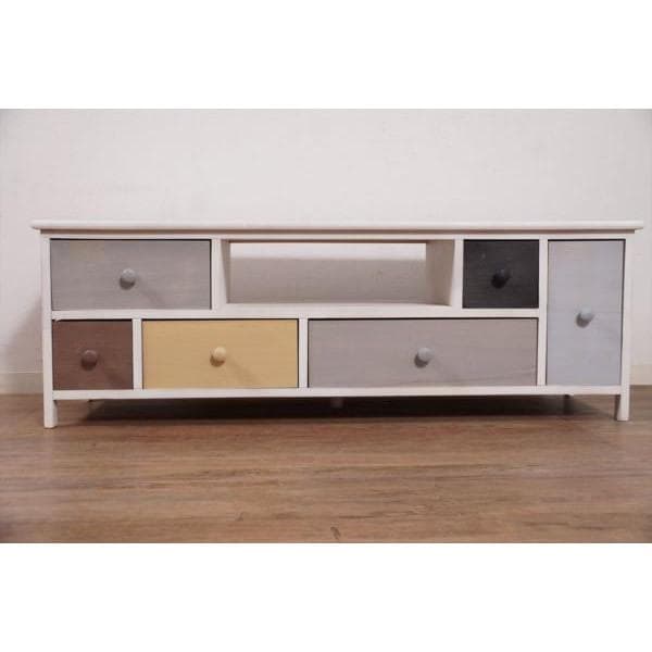 新品・未使用　アウトレットテレビラック　テレビ台　シャビー加工