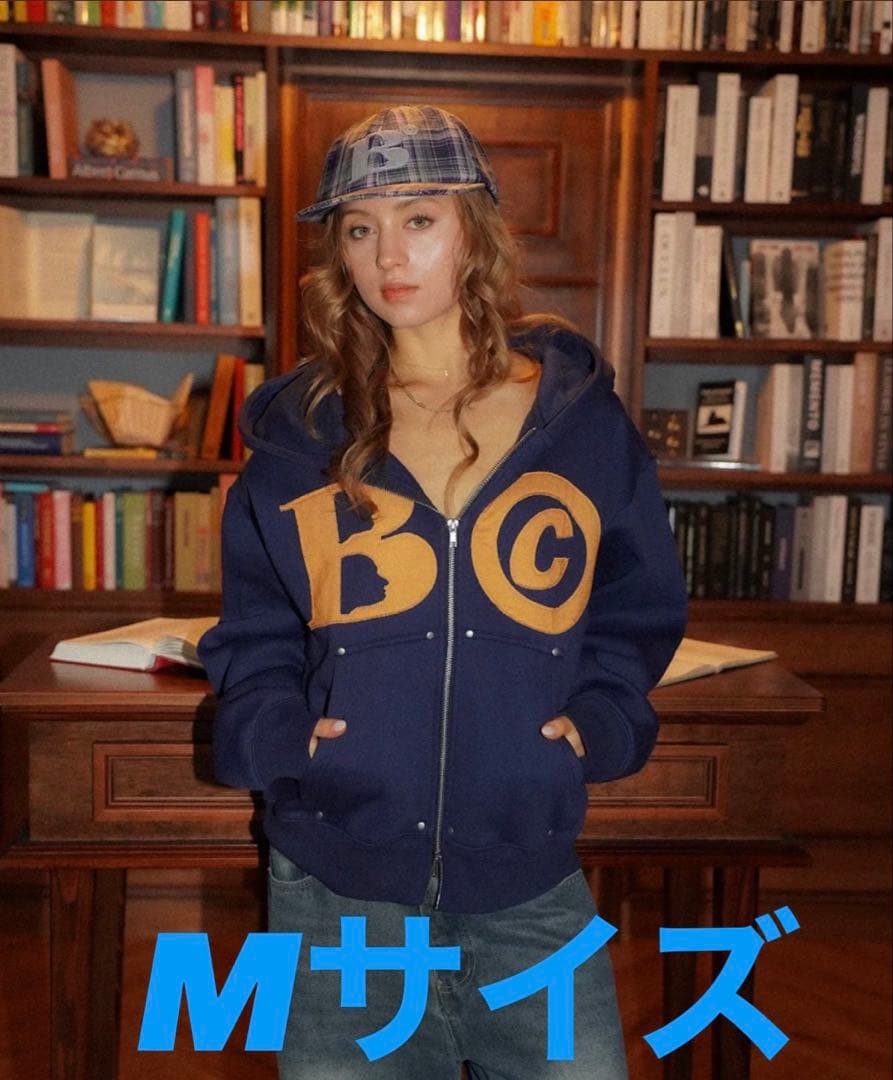 トップス Beck and call BC logo zip hoodie