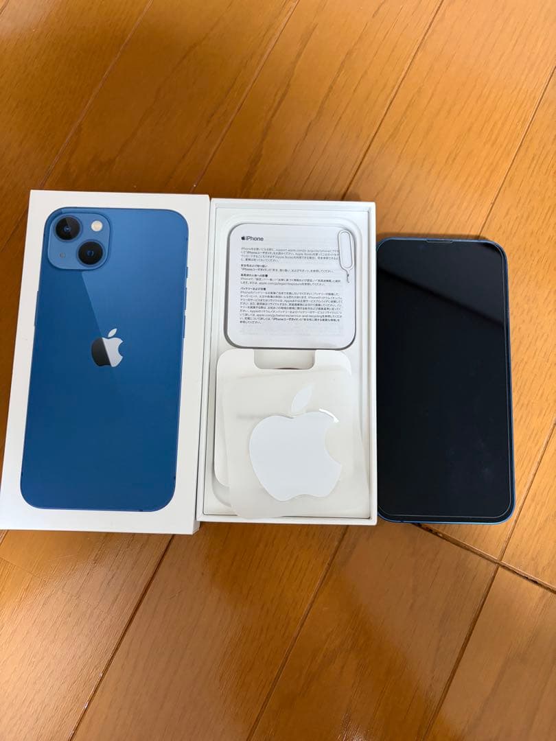 【SIMフリー・状態◎】iPhone13 128gb ブルー