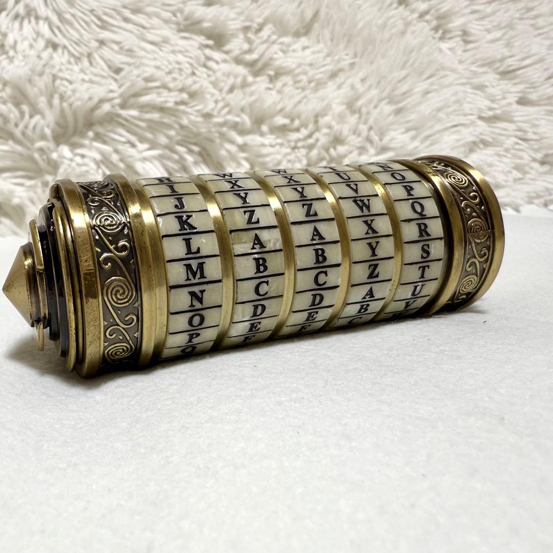 ダ・ヴィンチ・コード クリプテックス 1/1 プロップ レプリカ 木箱付