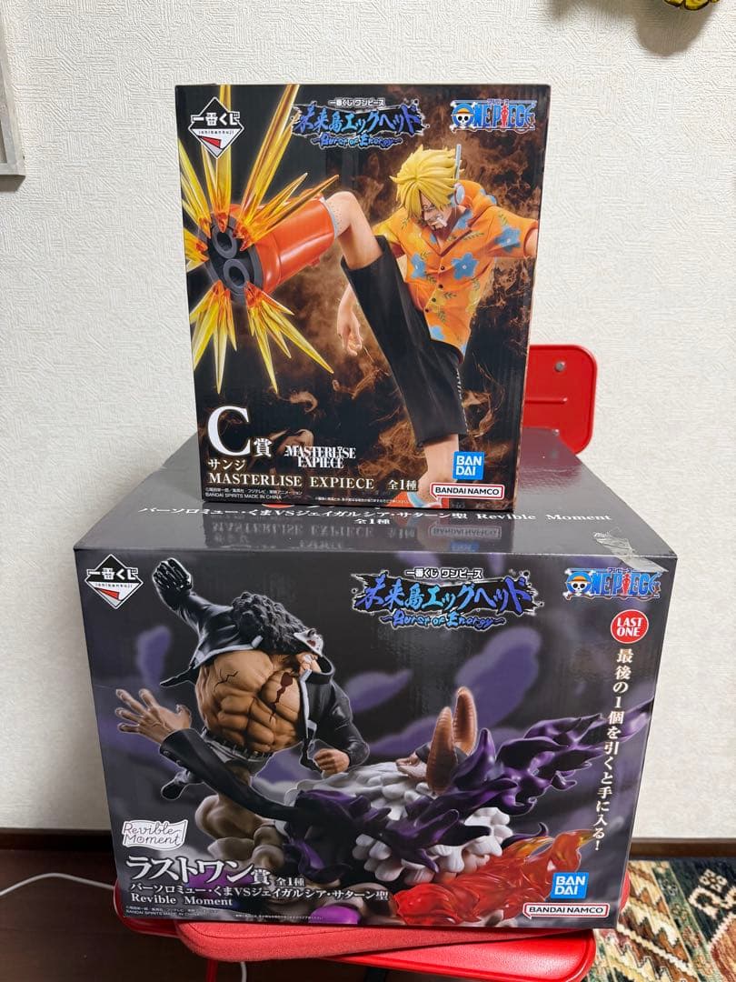 バラ売可　ワンピース　ラストワン賞 バーソロミューくまVSサターン聖　C賞サンジ