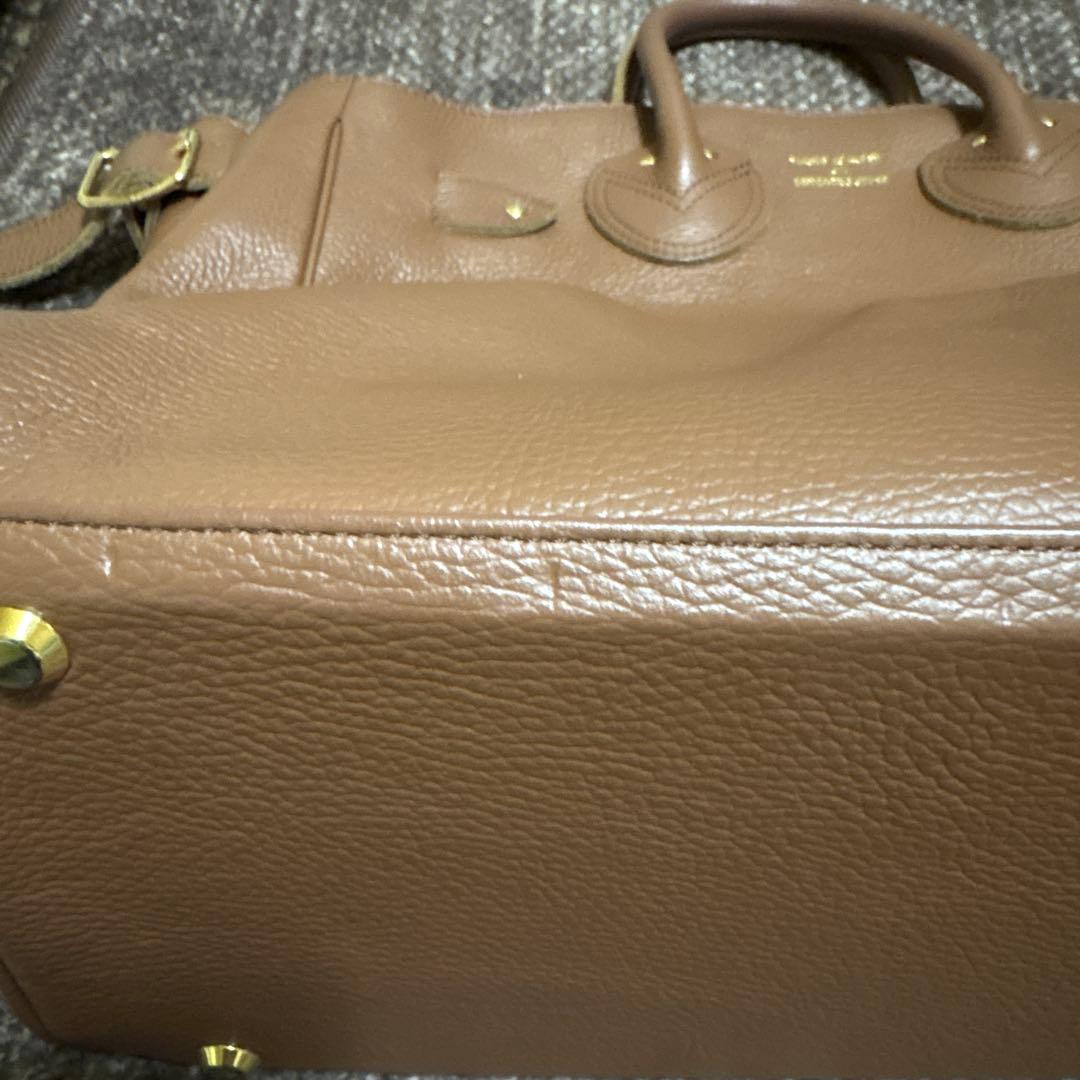 美品！YOUNG&OLSEN エンボスレザー ベルテッド トートバッグ