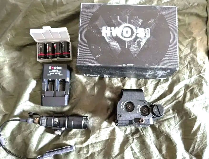 早い者勝ち！エアガンアクセサリーセット　ホーリーウォーリアホロサイト