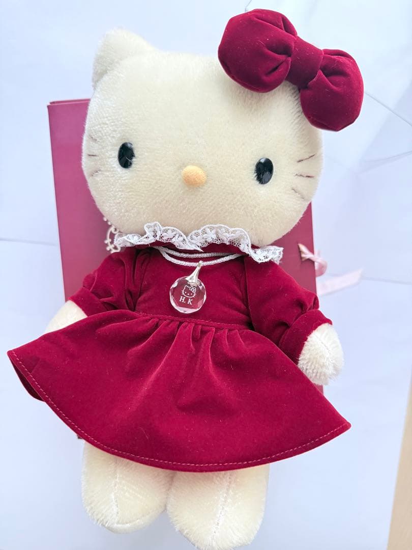 ハローキティ 2000年ミレニアムモヘアドール モヘア ネックレス 箱入り