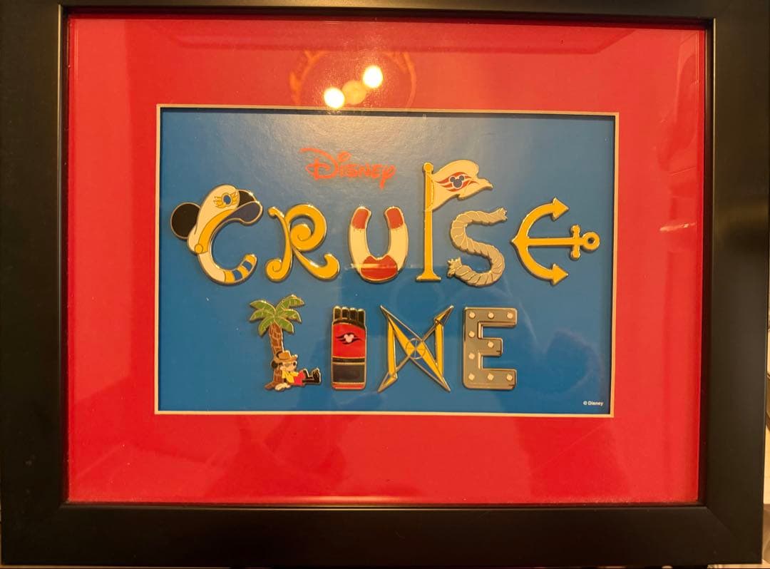 ディズニー クルーズ ライン フレーム付き ピンバッジ セット Disney