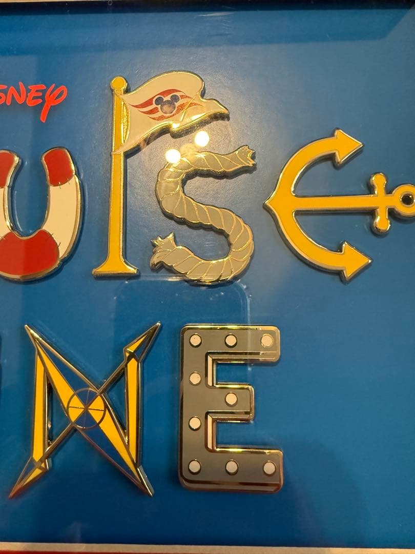 ディズニー クルーズ ライン フレーム付き ピンバッジ セット Disney