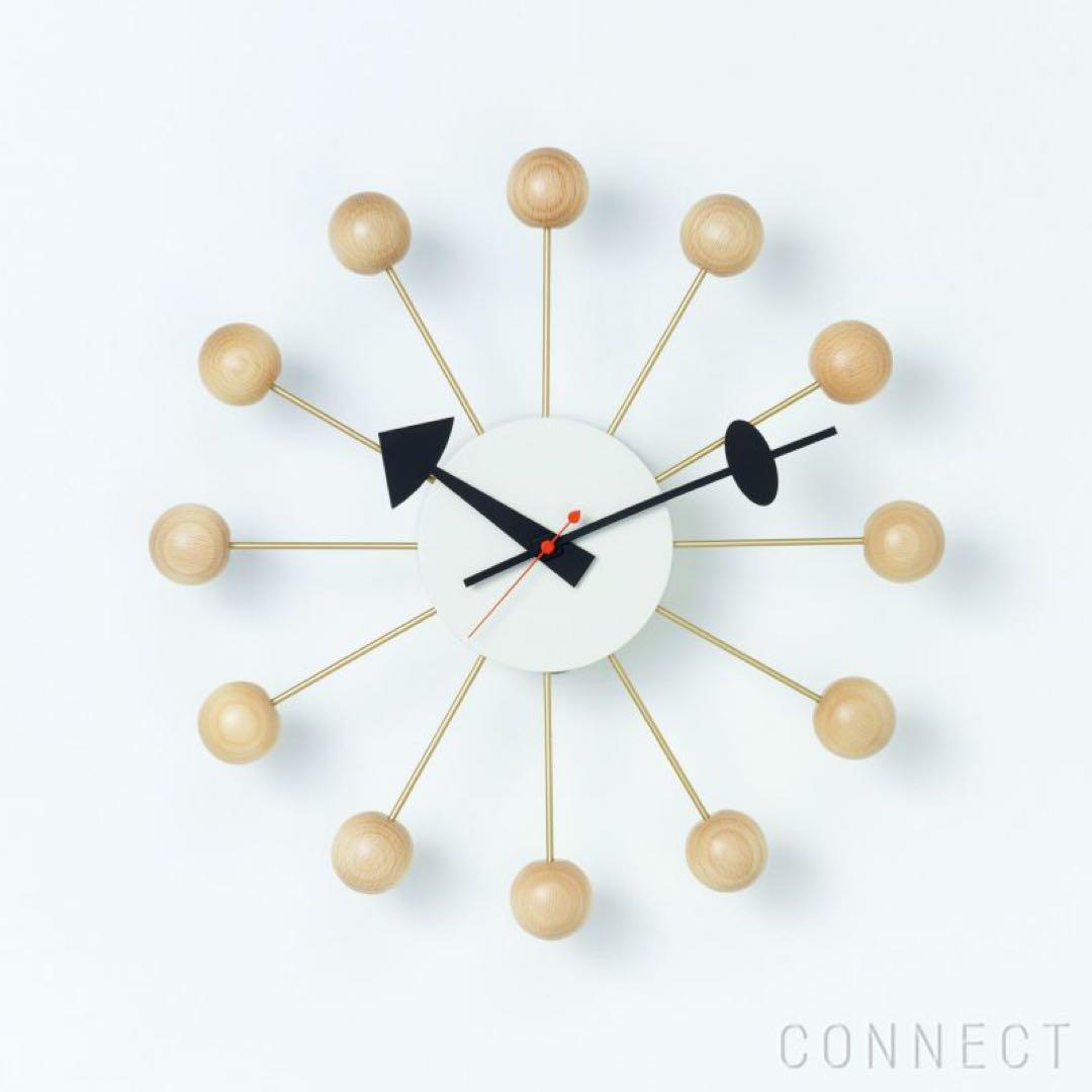 インテリア時計 e Nelson Vitra Ball Clock beech