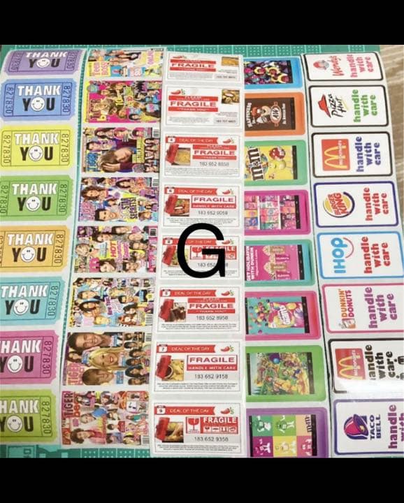 海外ロールシール  マクドナルド・ｍ＆ｍ