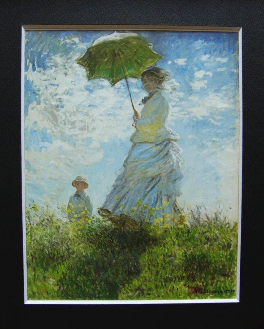 クロード・モネ「Woman with a Parasol-Madame Mone