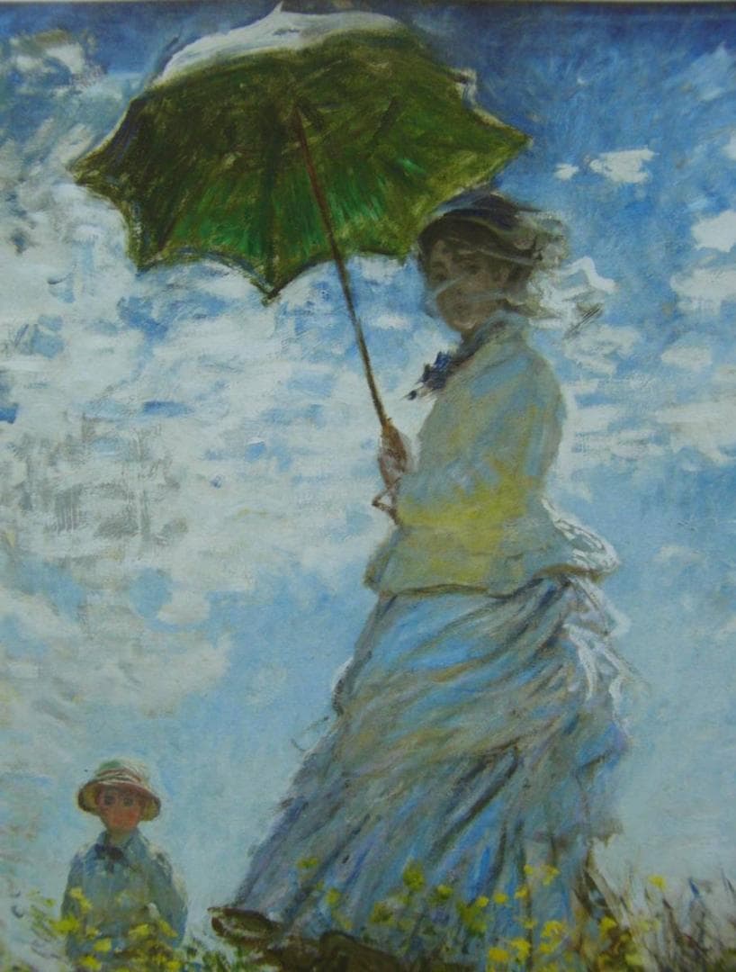 クロード・モネ「Woman with a Parasol-Madame Mone