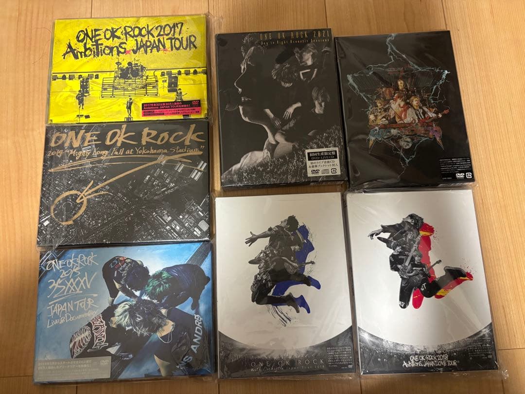 ONE OK ROCK ライブ DVD 6タイトルまとめ売りセット【良品】