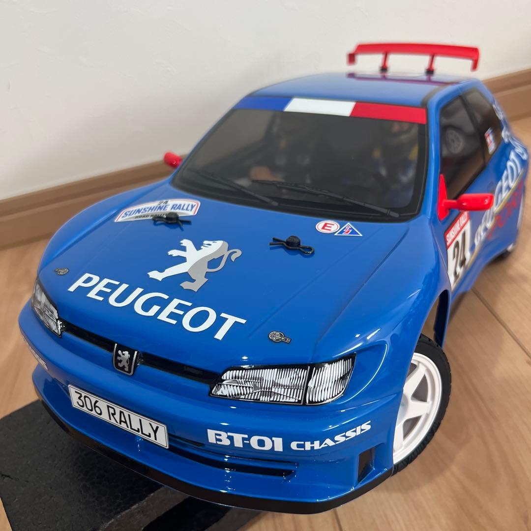 タミヤ　BT-01 プジョー 306 マキシ　メカ付き　完成品