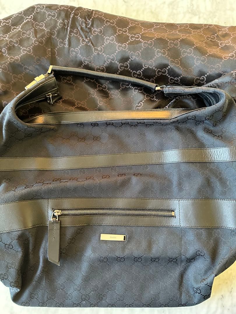 GUCCI グッチ ショルダーバッグ GGキャンバス ブラック 正規品