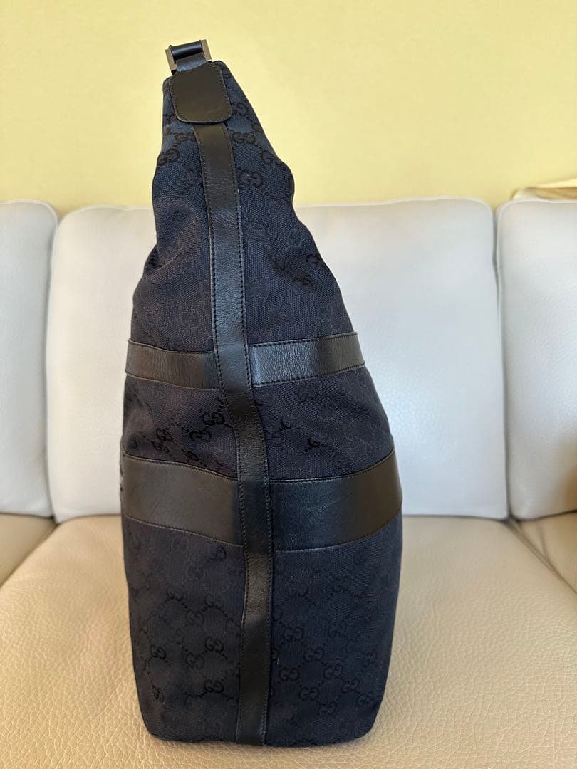 GUCCI グッチ ショルダーバッグ GGキャンバス ブラック 正規品