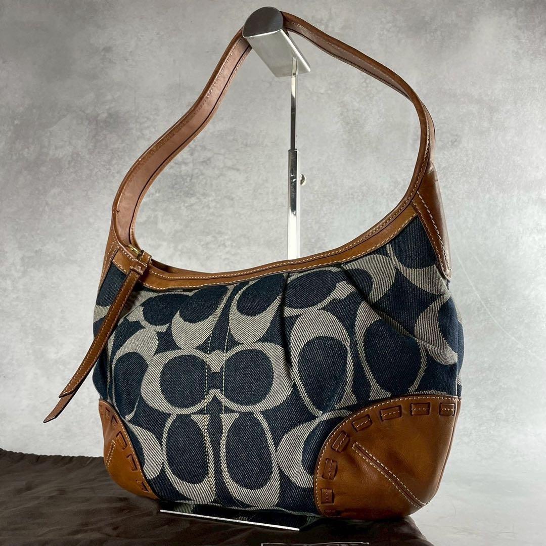 Y2K✨COACH Ergo Signature Denim Shoulder