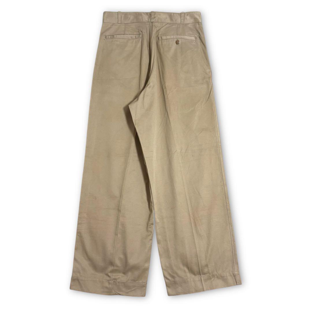40s 50s US ARMY 尿素ボタン チノ トラウザー パンツ