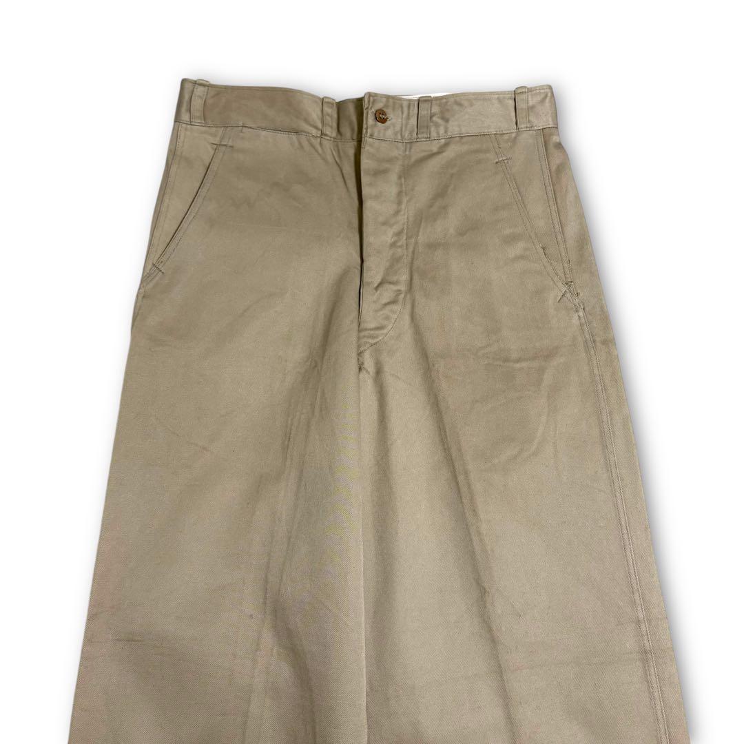 40s 50s US ARMY 尿素ボタン チノ トラウザー パンツ