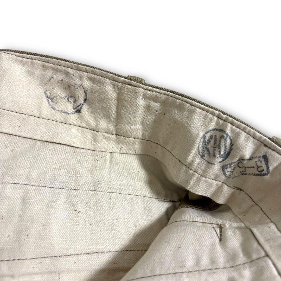 40s 50s US ARMY 尿素ボタン チノ トラウザー パンツ