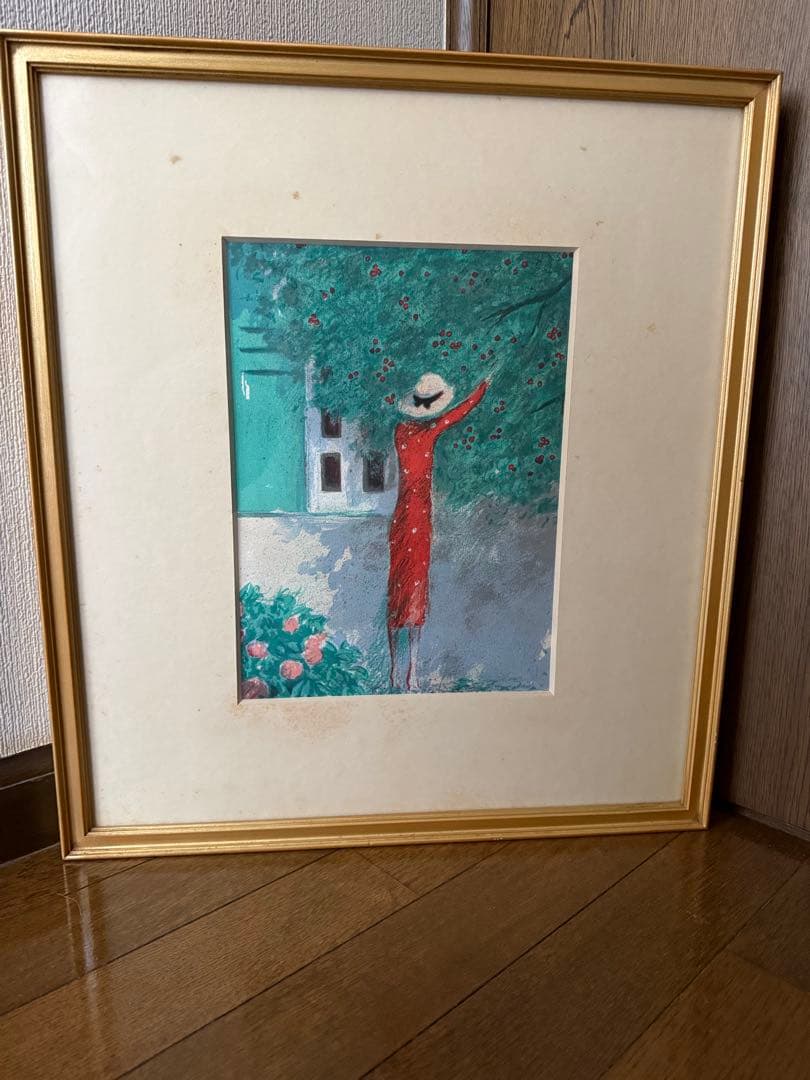 CASSIGNEUL/カシニョール1935　リトグラフ　さくらんぼの木