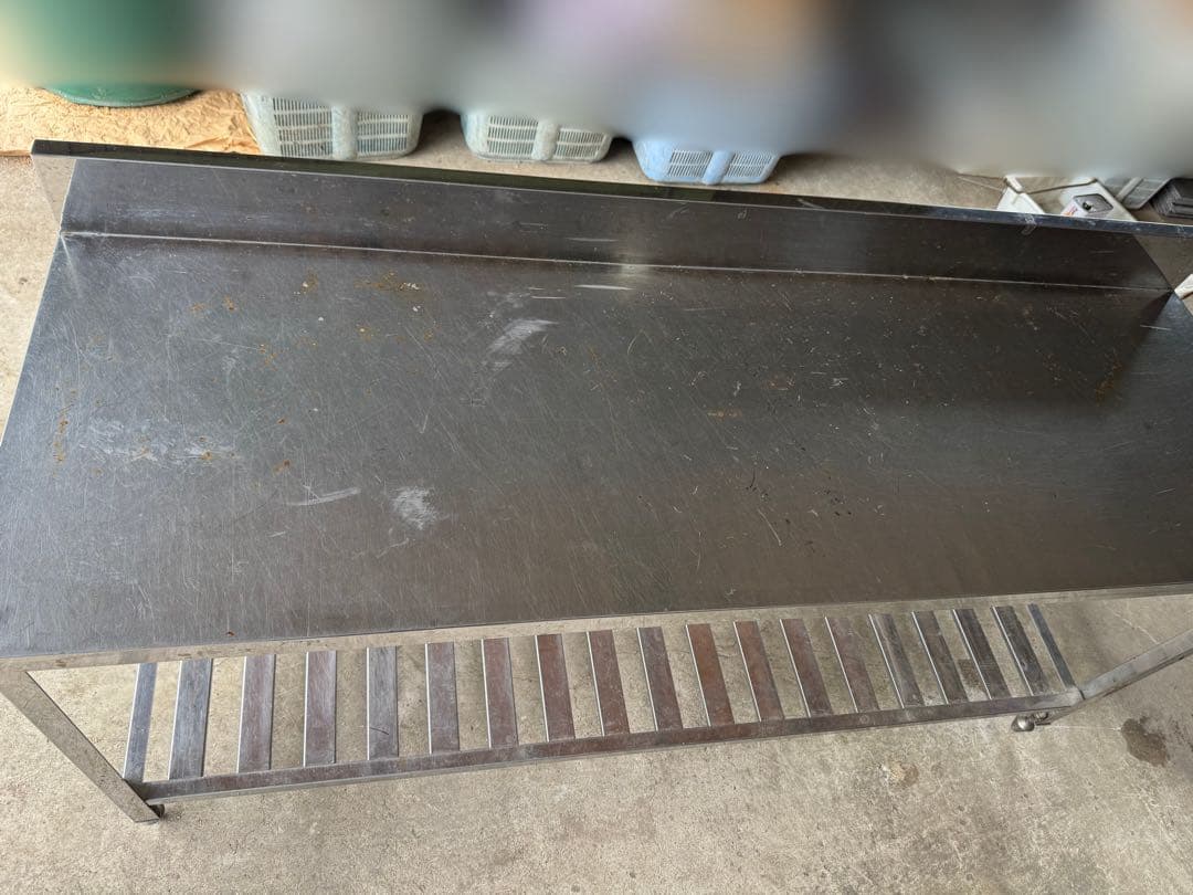 ステンレス　作業台　調理台　（岐阜県まで引き取り限定）