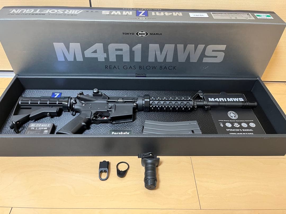 東京マルイ M4A1 MWS ガスブローバックライフル GBB ほぼ試射のみ