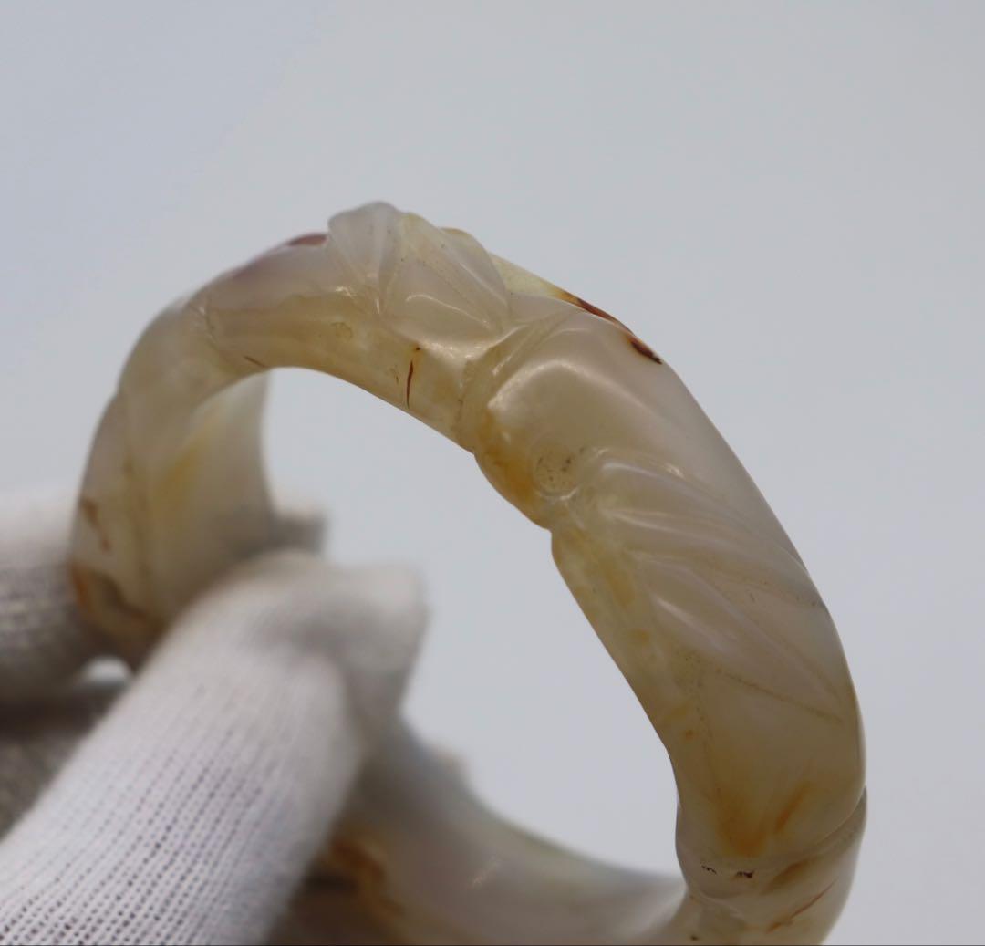 ※メノウ　竹節式ハングル　重さ92g 送料込み1217