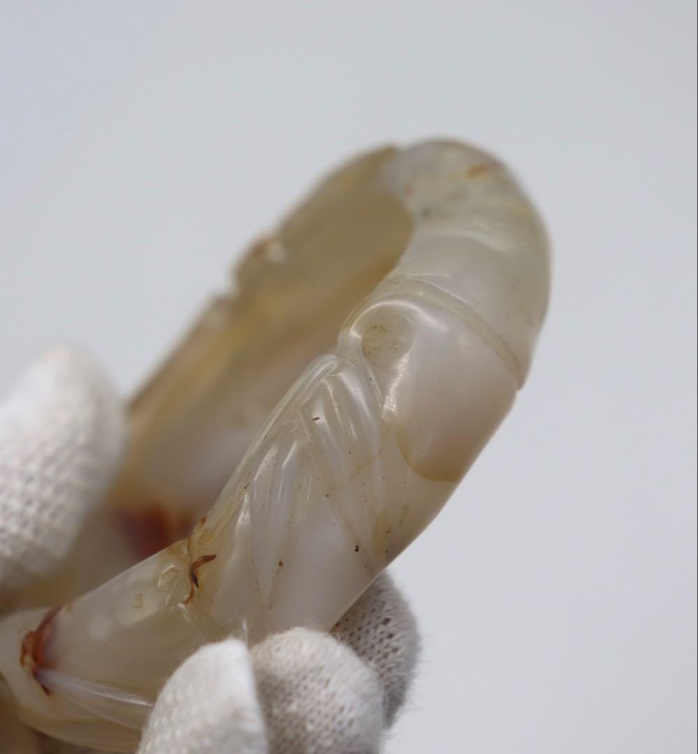 ※メノウ　竹節式ハングル　重さ92g 送料込み1217