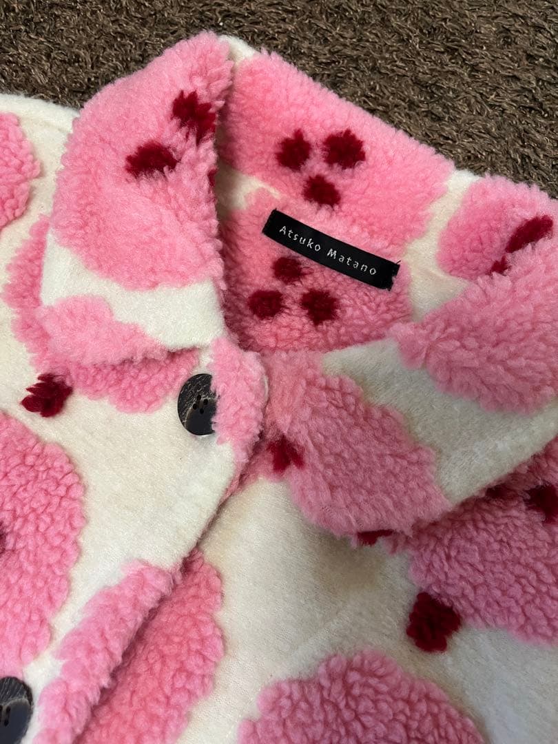 マタノアツコ　Atuko Matsuno フリース　ボア　ガウン　ジャケット