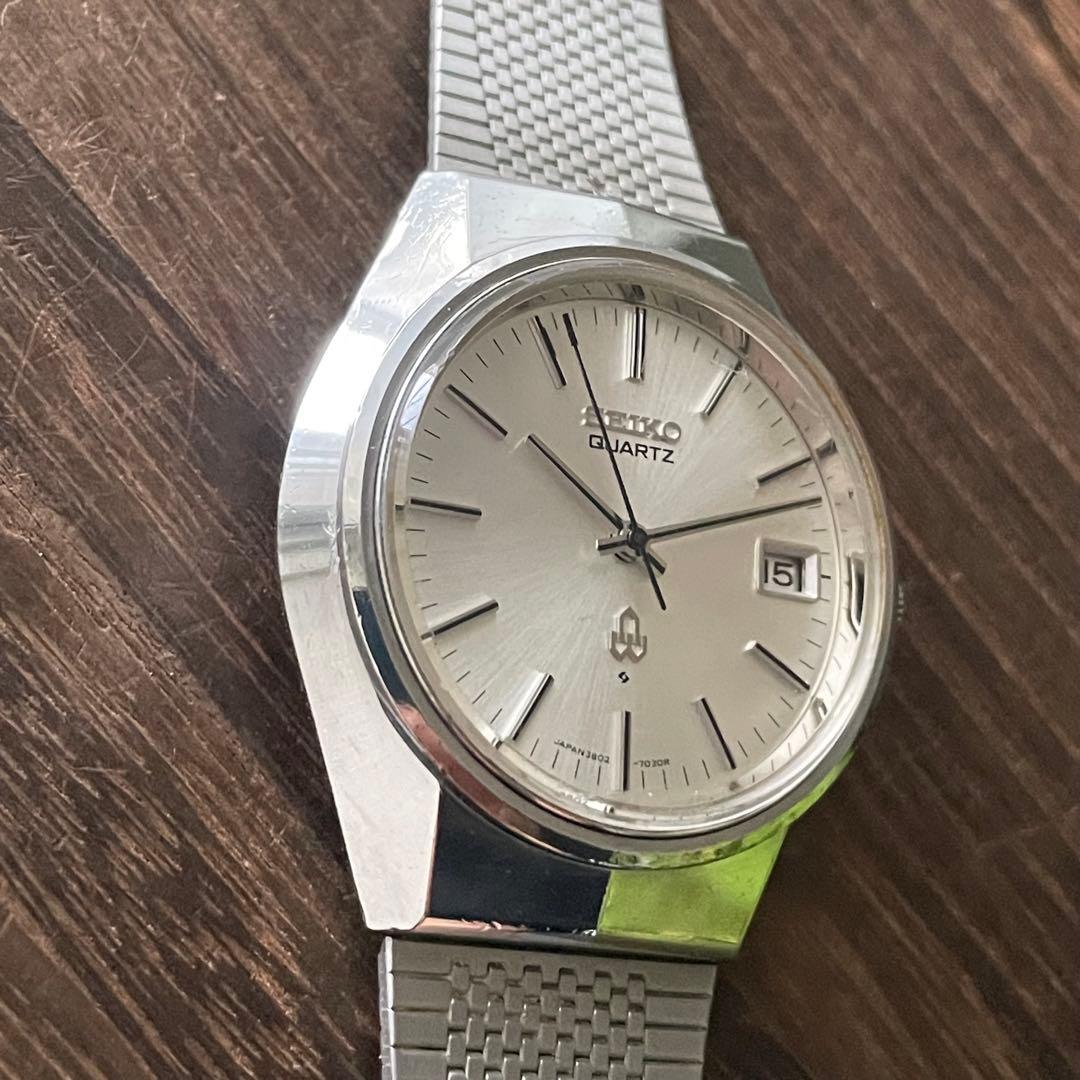 電池交換済　セイコー　オールドクォーツ