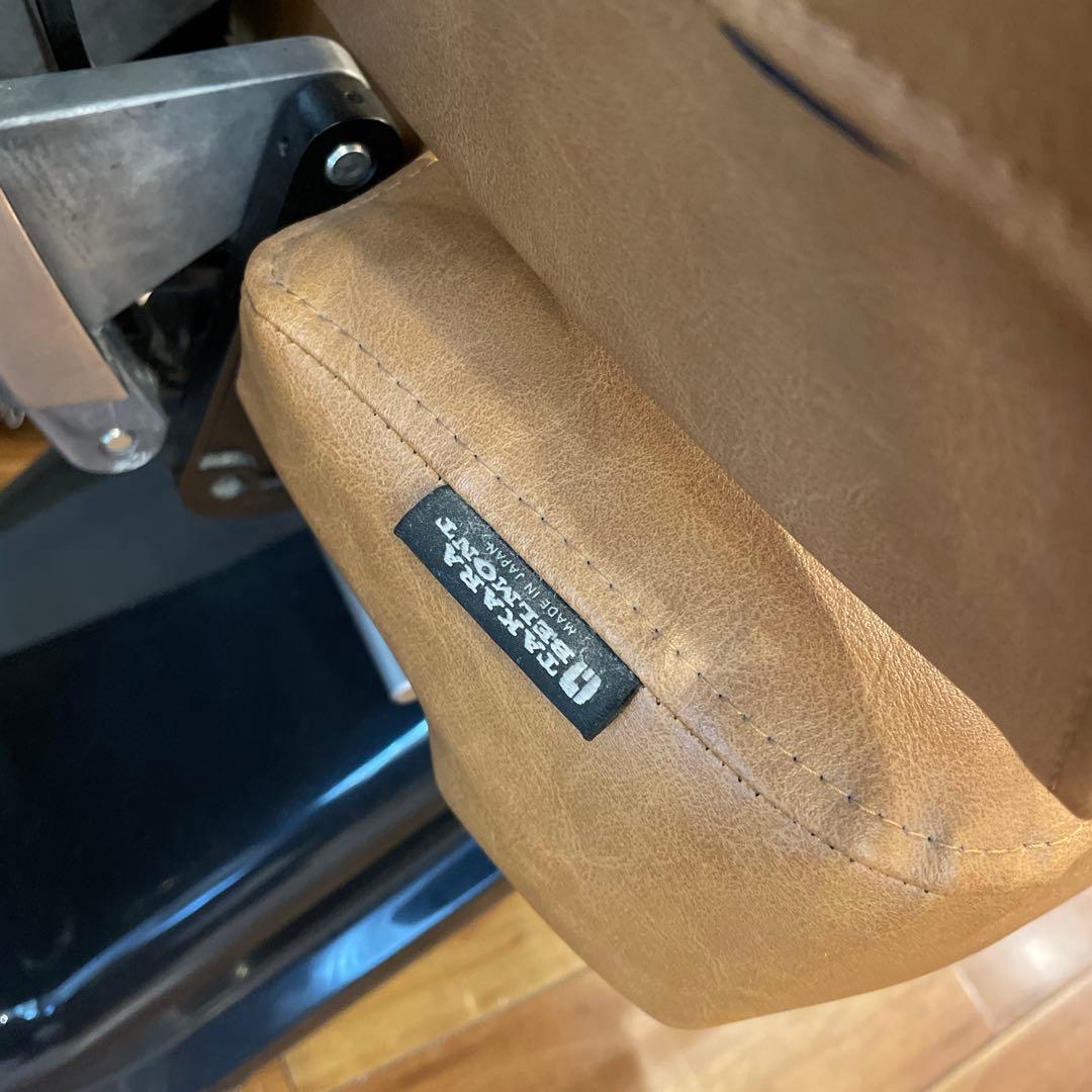 本日最終値引シャンプー台 TAKARA BELMONT希少な別注キャメル合成皮革