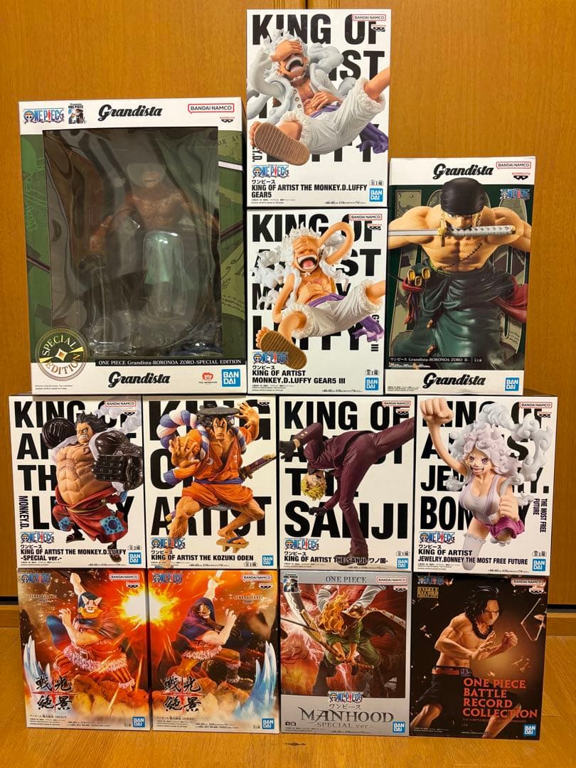 ワンピース　grandista 海外版　ゾロ　他　プライズフィギュア　まとめ売り