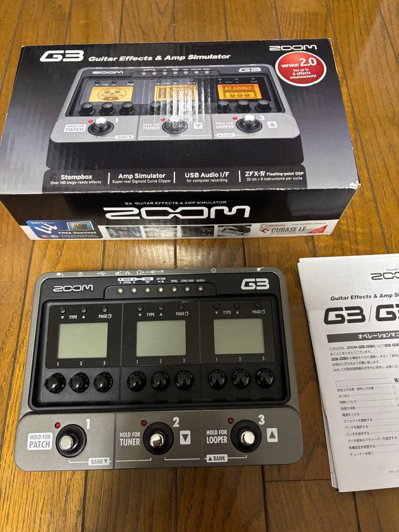 ギター ZOOM G3 Guitar Effects & Amp Simulator