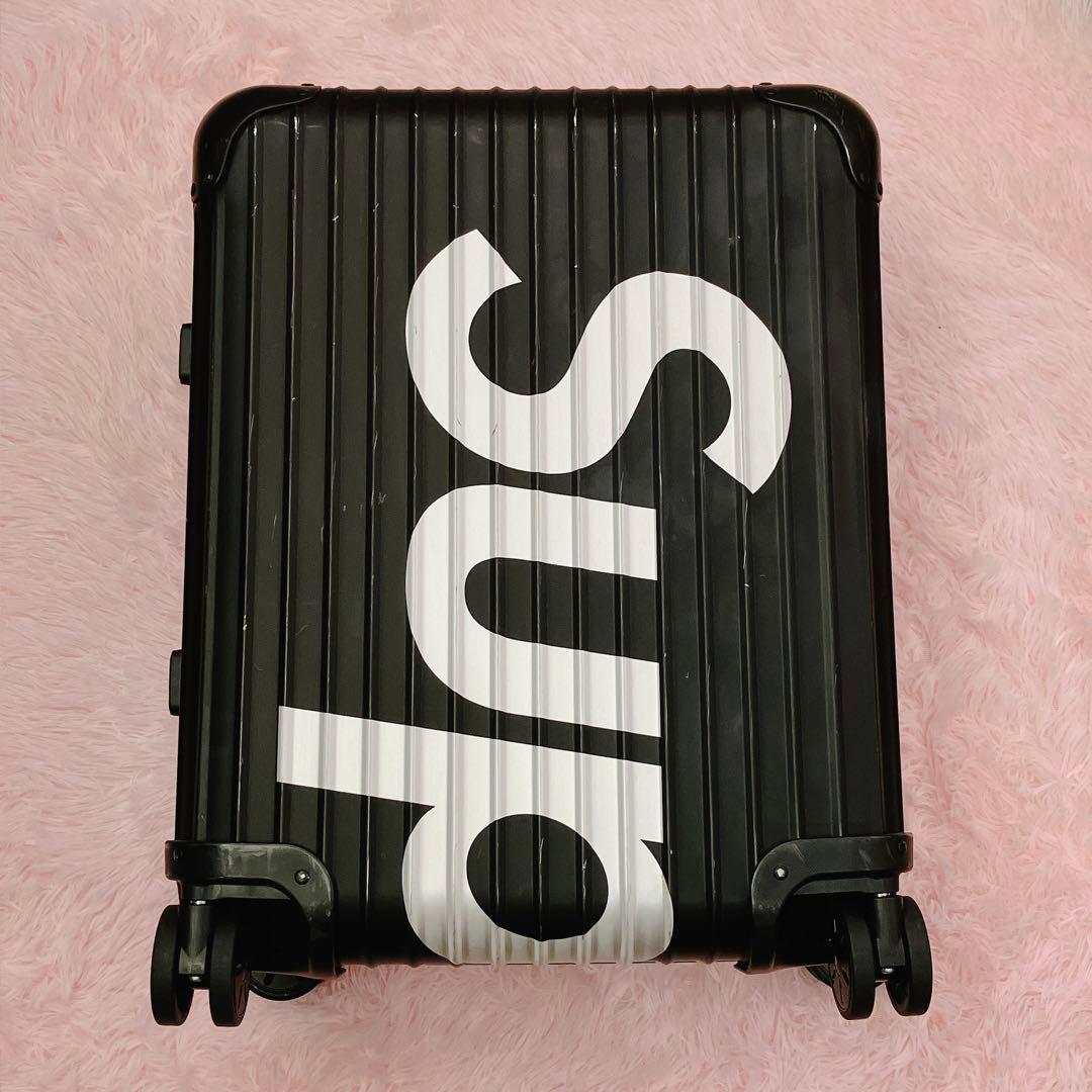 supreme RIMOWA コラボ キャリーケース 45L ブラック