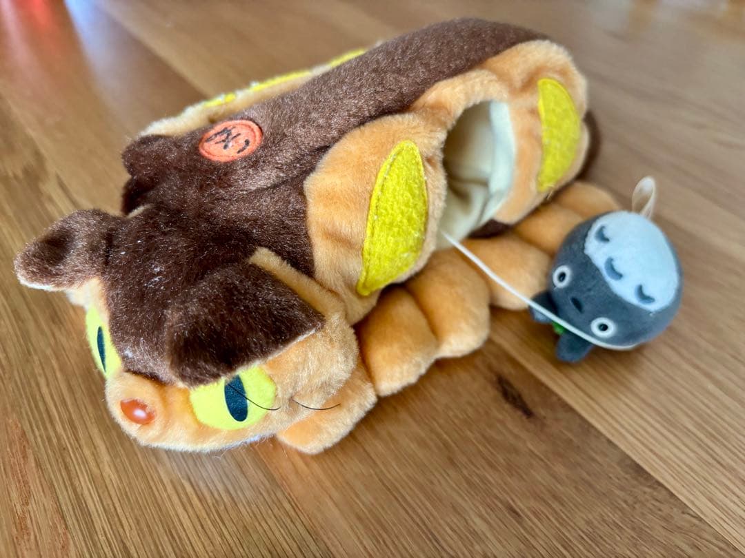 【タグ付／絶版レア】となりのトトロ フォトアルバム ネコバスぬいぐるみおまけ付