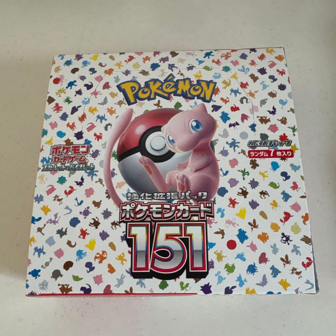 ポケモンカード151 BOX シュリンク無し