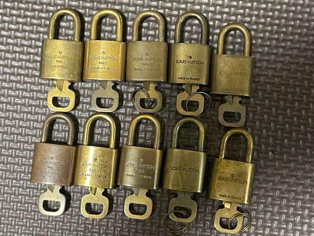 本物　ルイ・ヴィトン パドロック 10個セット 確認済み