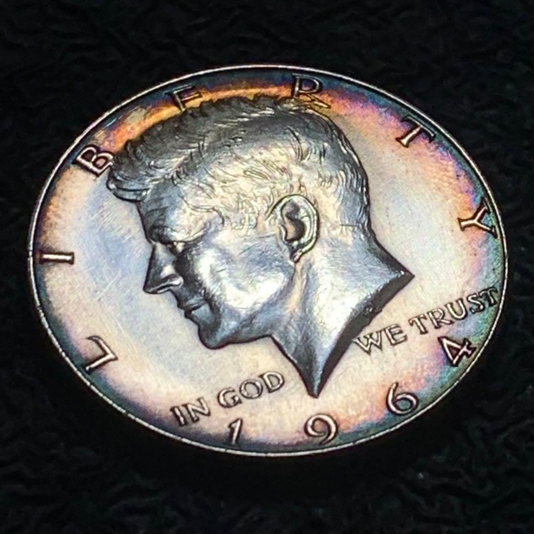 1964年 ケネディハーフ 銀貨 90%アルバムトーン