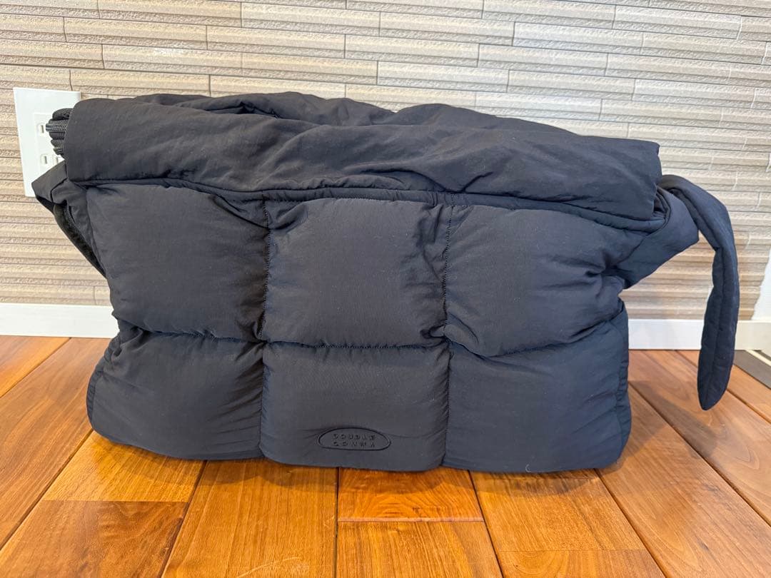 ★美品★DOUBLE COMMA ダブルコンマ CLOUD BAG 韓国 黒