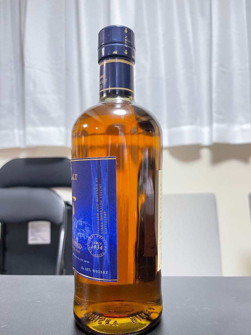 NIKKAのシングルモルト余市　ヘビリーピーテッド　46%