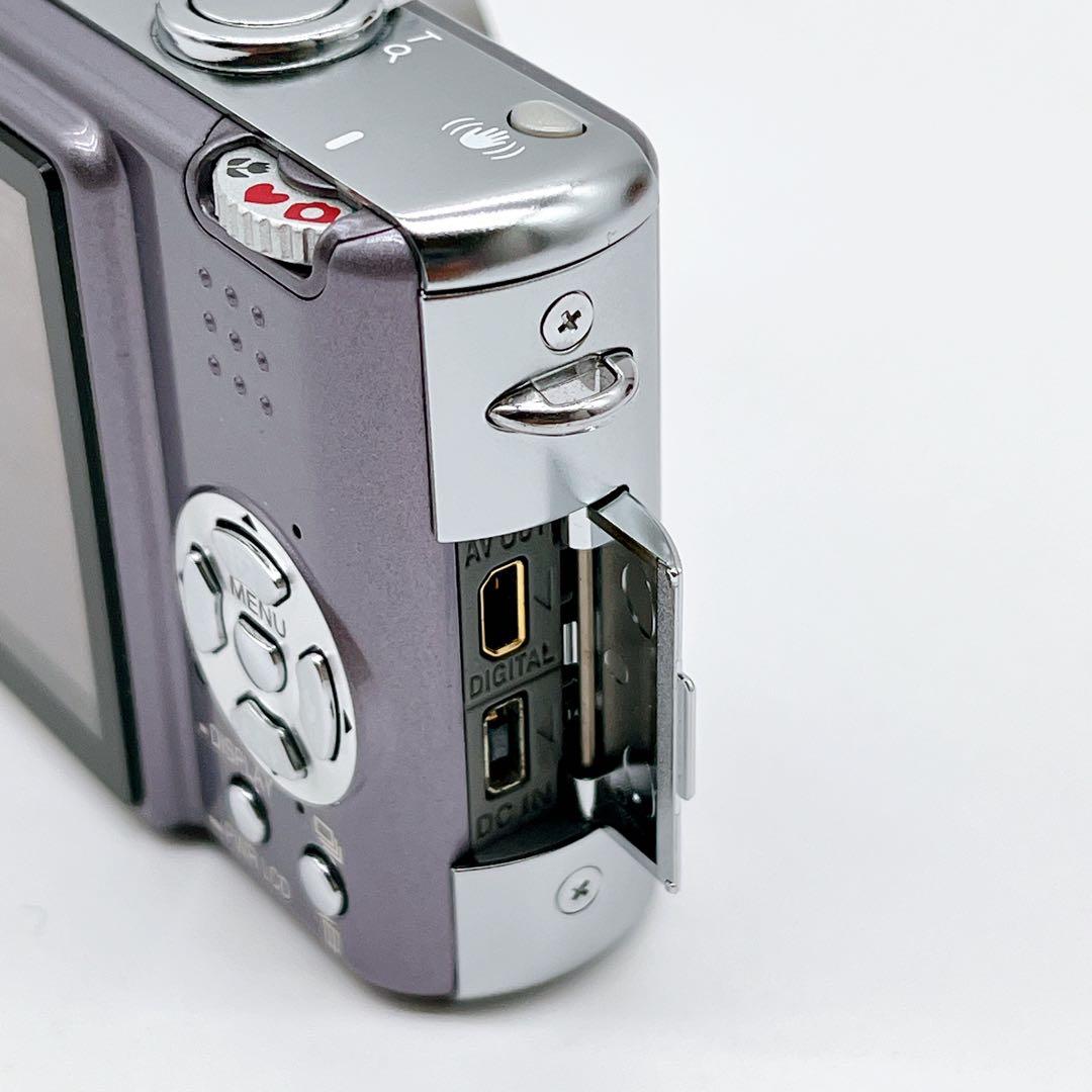 【美品】Panasonic LUMIX DMC-FX9 モーブグレー オールド