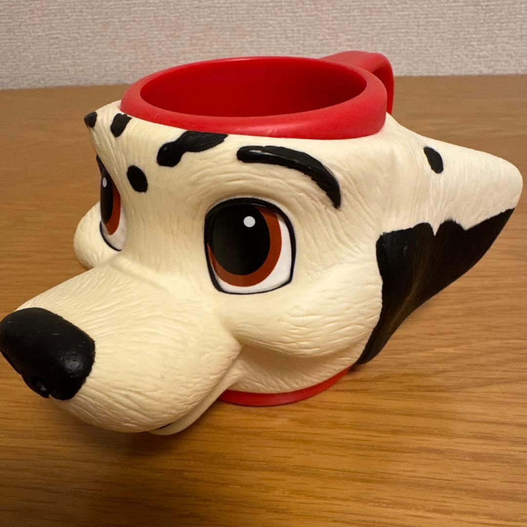 ディズニー 101匹わんちゃん 3D フェイス プラスチック マグカップ