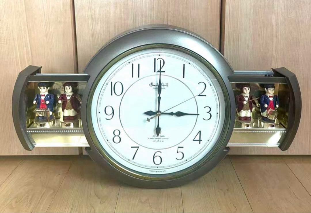 訳あり　Small World スモールワールド音楽隊　からくり時計4MH638