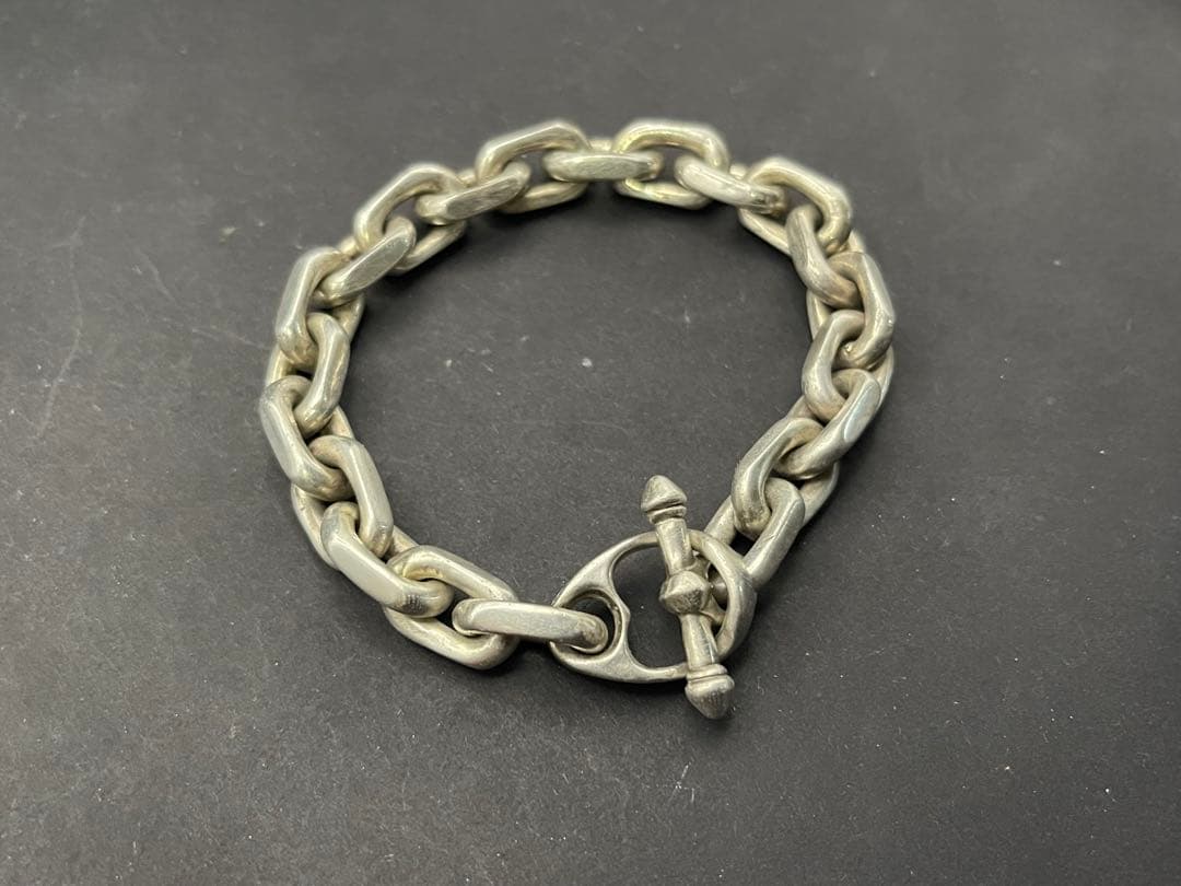 は*️様 BWL シルバー925 チェーンブレスレット　極太　あずき　ビルウォー