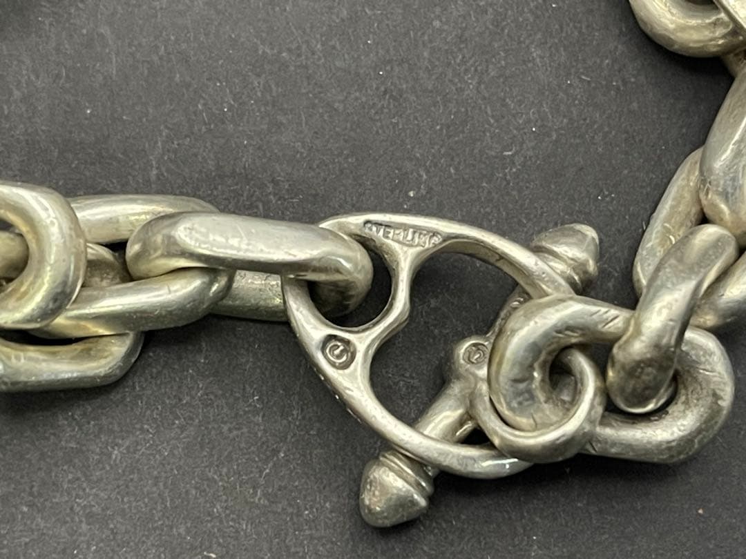 は*️様 BWL シルバー925 チェーンブレスレット　極太　あずき　ビルウォー