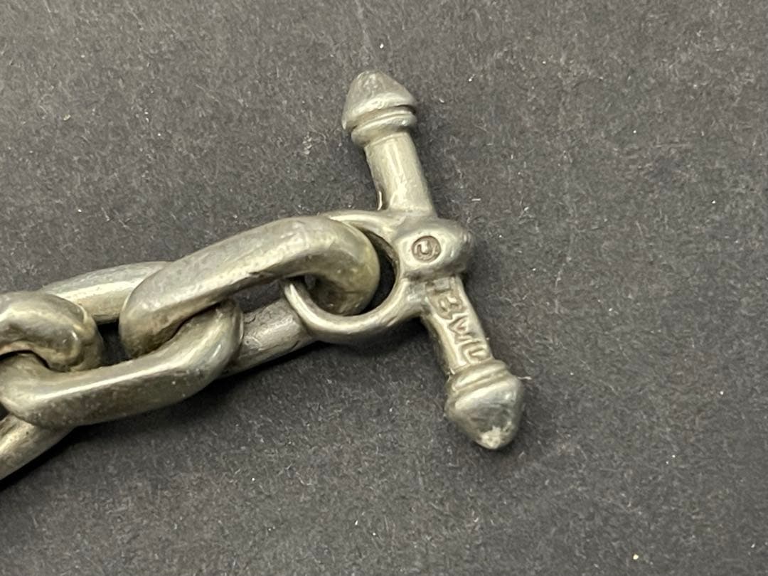 は*️様 BWL シルバー925 チェーンブレスレット　極太　あずき　ビルウォー