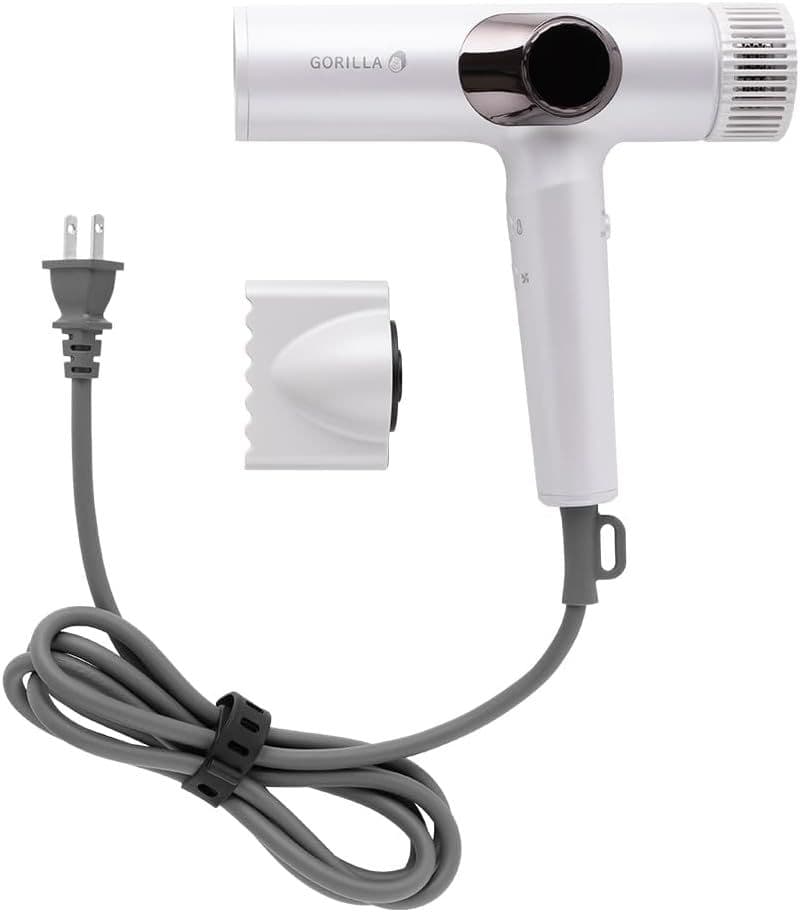 ゴリラのひとふき 大風量 ヘアドライヤー 白 中古品