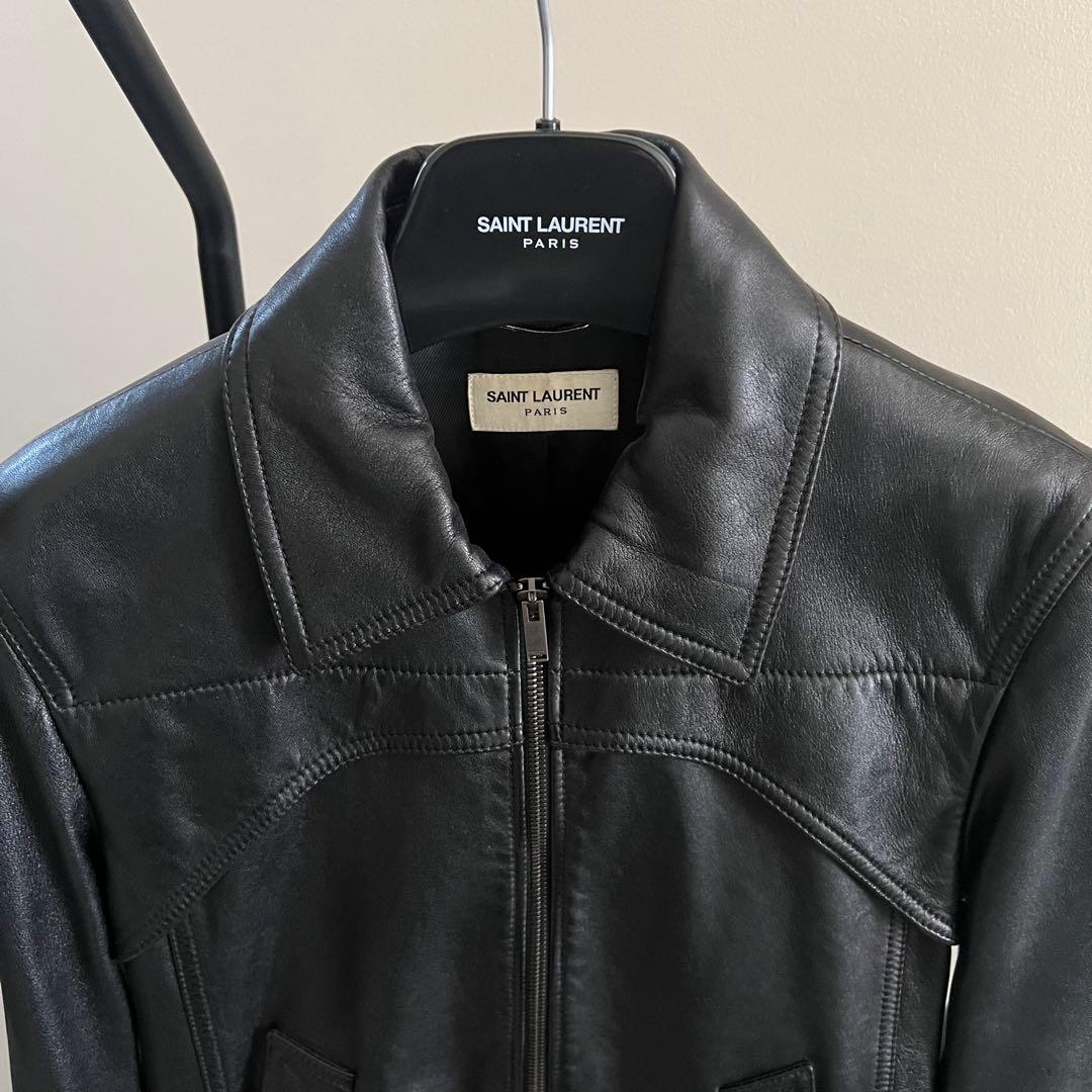 ポ*イ様 Saint Laurent 19FW レザージャケット 希少サイズ40