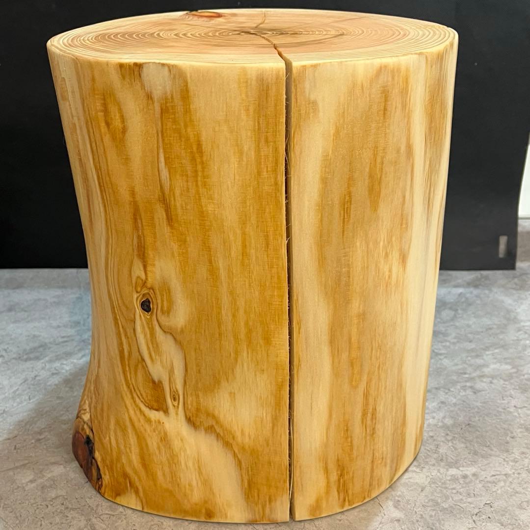 959 切り株　丸太　スツール　丸太椅子　サイドテーブル　インテリア　チェア　檜