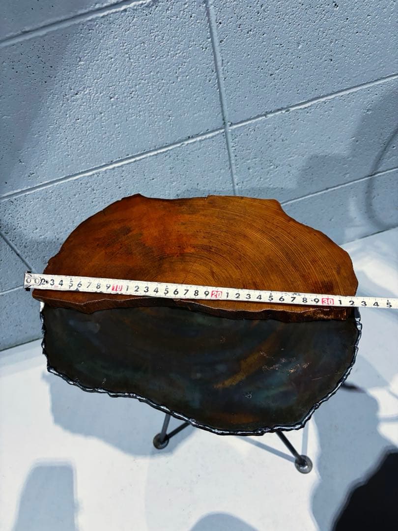 アイアン家具　サイドテーブル　インダストリアル　コーヒーテーブル　ナイトテーブル